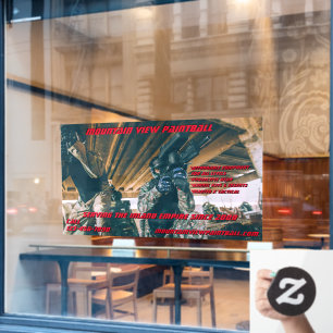 Autocollant Pour Fenêtre Personnaliser l'équipement de la boutique de paint