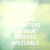 Autocollant Pour Fenêtre Personnaliser les services de nettoyage à sec avan (Feuille 3)