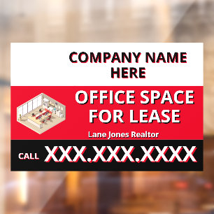 Autocollant Pour Fenêtre Personnaliser l'espace de vente à louer Logo de la