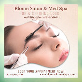 Autocollant Pour Fenêtre Personnaliser Maquillage de Micropigmentation de M (Feuille 3)