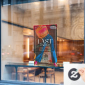 Autocollant Pour Fenêtre Personnaliser minimal moderne 90s Mode Vente Clear (Fenêtre de café)