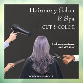 Autocollant Pour Fenêtre Personnaliser Salon des cheveux Coupe simple et co (Feuille 3)