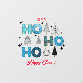 Autocollant Pour Fenêtre Personnaliser Santa Claus (Feuille)