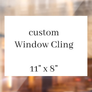 Autocollant Pour Fenêtre personnaliser un paysage simple personnalisé 11" x
