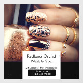 Autocollant Pour Fenêtre Personnaliser une promotion élégante de salon de m (Feuille)