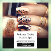 Autocollant Pour Fenêtre Personnaliser une promotion élégante de salon de m (Feuille 3)