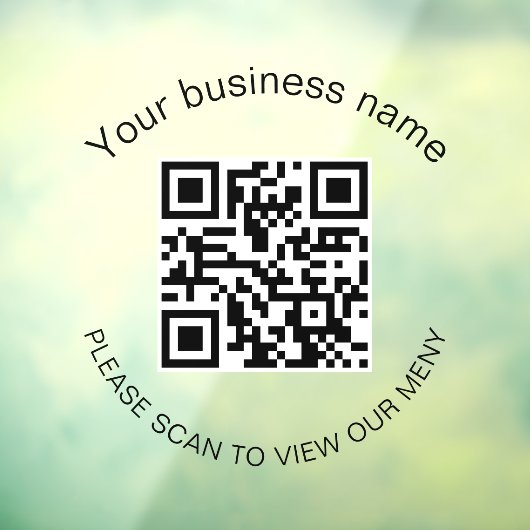 Autocollant Pour Fenêtre Petite entreprise (Feuille 3)