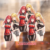 Autocollant Pour Fenêtre Petites filles Anime Thunder_Cove (Feuille 2)