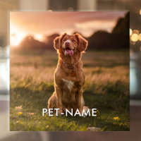 Photo personnalisée avec le nom de votre chien