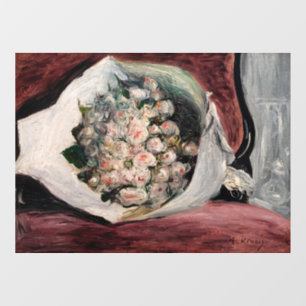 Autocollant Pour Fenêtre Pierre-Auguste Renoir - Bouquet dans une boîte