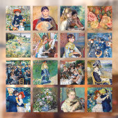 Autocollant Pour Fenêtre Pierre-Auguste Renoir - Chefs-d'oeuvre Grille Coll (Feuille 2)