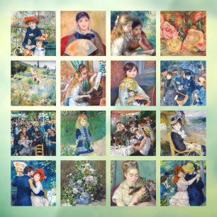 Autocollant Pour Fenêtre Pierre-Auguste Renoir - Chefs-d'oeuvre Grille Coll
