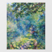 Autocollant Pour Fenêtre Pierre-Auguste Renoir - Chemin dans la Forêt (Feuille)