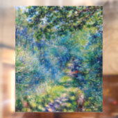 Autocollant Pour Fenêtre Pierre-Auguste Renoir - Chemin dans la Forêt (Feuille 2)
