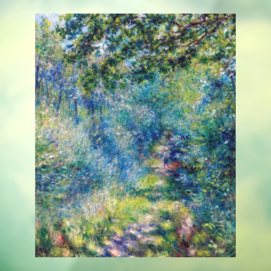 Autocollant Pour Fenêtre Pierre-Auguste Renoir - Chemin dans la Forêt (Feuille 3)