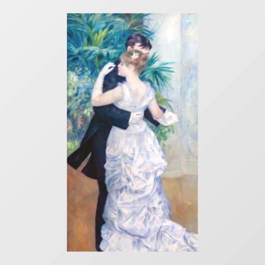Autocollant Pour Fenêtre Pierre-Auguste Renoir - Danse urbaine (Feuille)