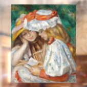 Autocollant Pour Fenêtre Pierre-Auguste Renoir - Deux Filles Lecture (Feuille 2)