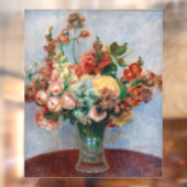 Autocollant Pour Fenêtre Pierre-Auguste Renoir - Fleurs dans un Vase (Feuille 2)