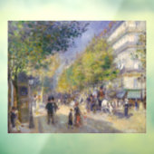 Autocollant Pour Fenêtre Pierre-Auguste Renoir - Paris, Grands Boulevards (Feuille 3)