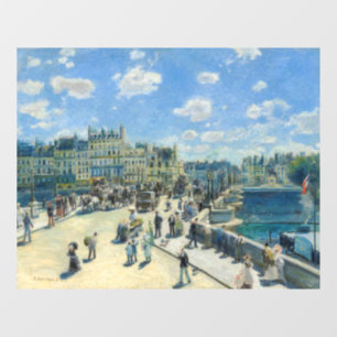 Autocollant Pour Fenêtre Pierre-Auguste Renoir - Paris, Pont-Neuf