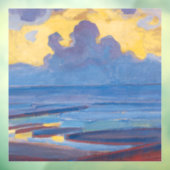 Autocollant Pour Fenêtre Piet Mondrian By the Sea Célèbre peinture (Feuille 3)