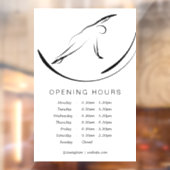 Autocollant Pour Fenêtre Pilates Pose Côté Pli (Feuille 2)