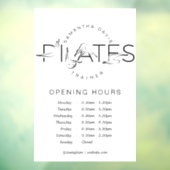 Autocollant Pour Fenêtre Pilates Pots dans Pilates Word (Feuille 3)