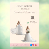 Autocollant Pour Fenêtre Pink Bridal Bliss Celebrate Love Happiness Wedding (Feuille 3)