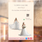 Autocollant Pour Fenêtre Pink Bridal Bliss Celebrate Love Happiness Wedding (Feuille 2)