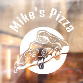 Autocollant Pour Fenêtre Pizza Restaraunt Custom Business (Feuille 2)