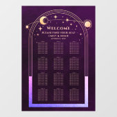 Autocollant Pour Fenêtre Plum arc-en-ciel mystique Sun Moon Stars Mariage (Feuille)