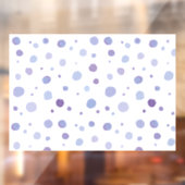 Autocollant Pour Fenêtre pois peint à la main (Feuille 2)