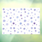 Autocollant Pour Fenêtre pois peint à la main (Feuille 3)