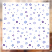 Autocollant Pour Fenêtre pois peint à la main (Feuille 2)