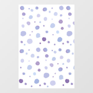 Autocollant Pour Fenêtre pois peint à la main