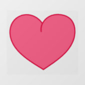 Autocollant Pour Fenêtre Pop d'amour (Feuille)