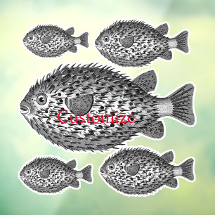 Autocollant Pour Fenêtre Porcupine tonnerre-anse 