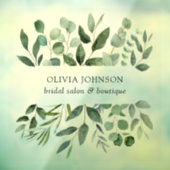 Autocollant Pour Fenêtre Porte de feuilles de verdure d'eucalyptus vert sau (Feuille 3)