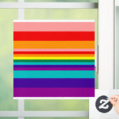 Autocollant Pour Fenêtre Premier drapeau Rainbow Pride  (Maison)