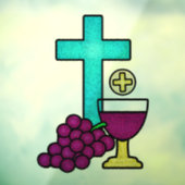 Autocollant Pour Fenêtre Première sainte communion (Feuille 3)