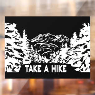 Autocollant Pour Fenêtre Prenez une citation Hippique paysage montagnard mo