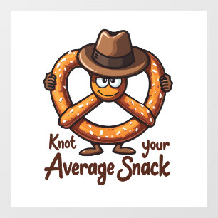 Autocollant Pour Fenêtre Pretzel Dealer Pretzels Snack Oktoberfest Baking