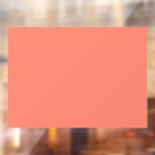 Autocollant Pour Fenêtre Printemps été couleur rose rose (Feuille 2)