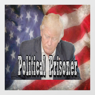 Autocollant Pour Fenêtre Prisonnier politique de Trump