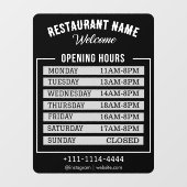 Autocollant pour fenêtre PRO (Feuille)