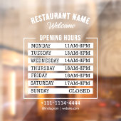 Autocollant pour fenêtre PRO (Feuille 2)