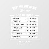 Autocollant pour fenêtre PRO (Feuille)