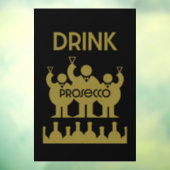 Autocollant Pour Fenêtre Procurez-vous des boissons à vin (Feuille 3)