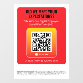 Autocollant Pour Fenêtre Produit génie - Clôture de fenêtre - Keene Red