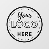Autocollant Pour Fenêtre Professionnel Logo Entreprise Moderne (Feuille)